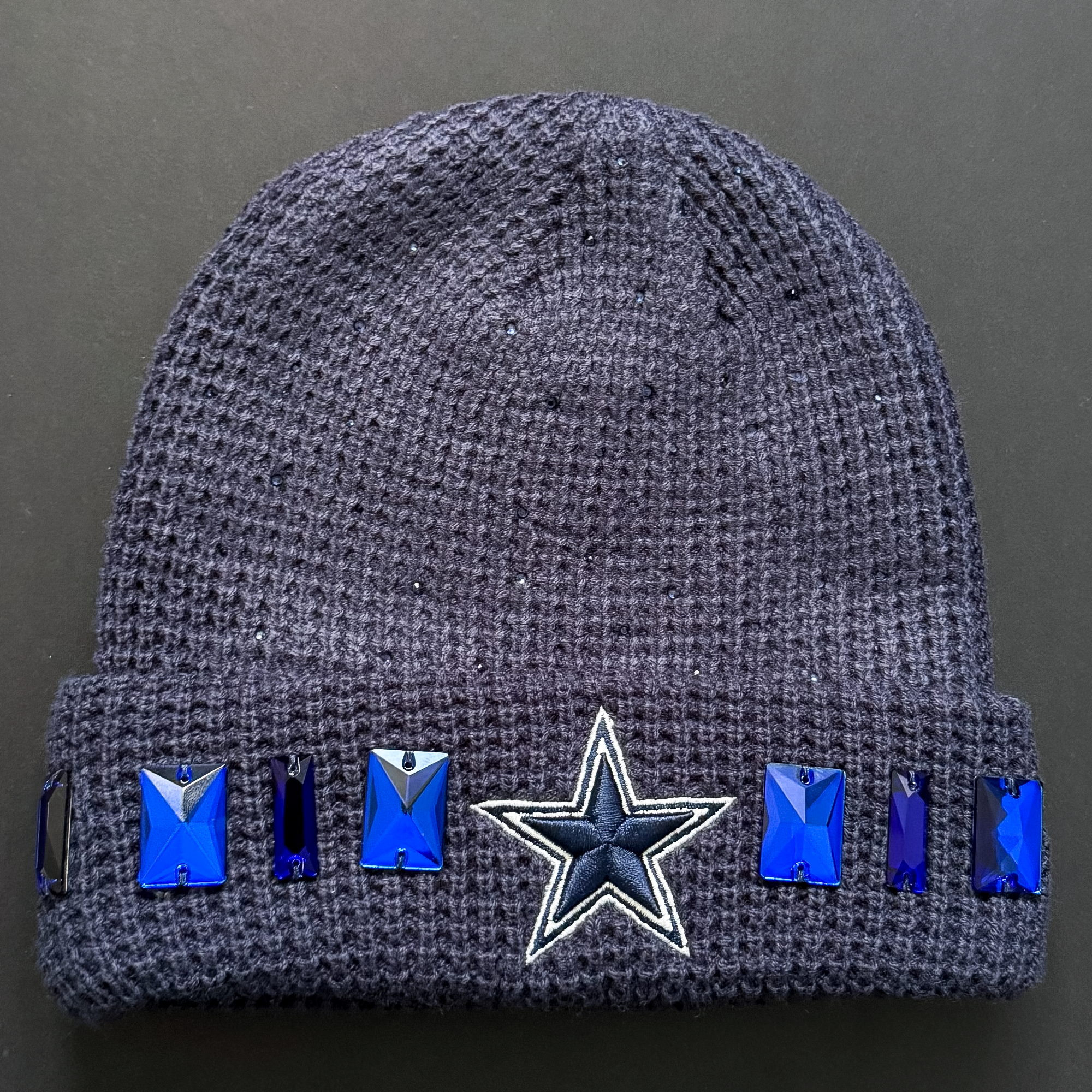 Cowboys Royal Blue Shine Beanie